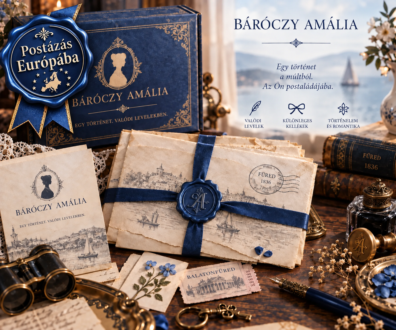 Báróczy Amália – TELJES LEVÉLSOROZAT – Európa